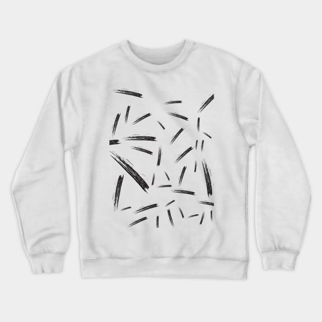 Brush strokes Crewneck Sweatshirt by hedehede